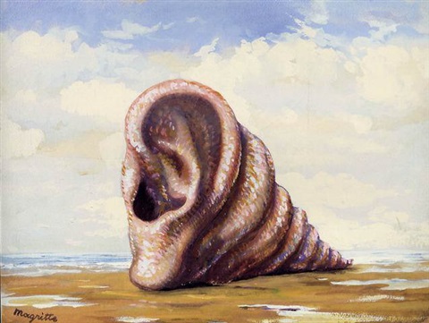 rené-magritte-untitled-(shell-in-the-form-of-an-ear)